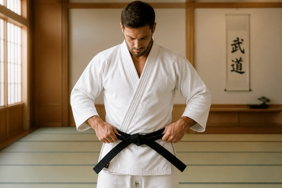 comment mettre un obi aikido