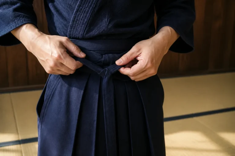 comment plier hakama